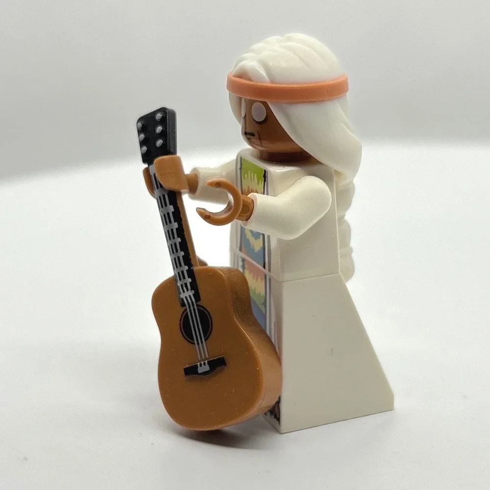 LEGO Movie Minifigure Vitruvius Hippie Singer 70809 70810 TieDye Musician Guitar